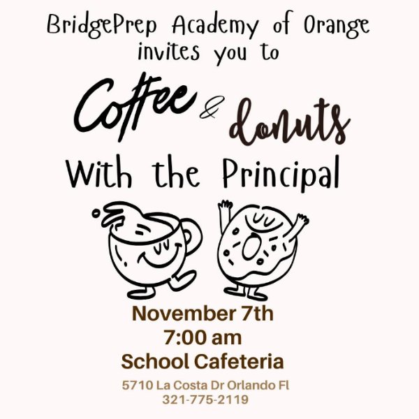 Coffee & Donuts with the Principal