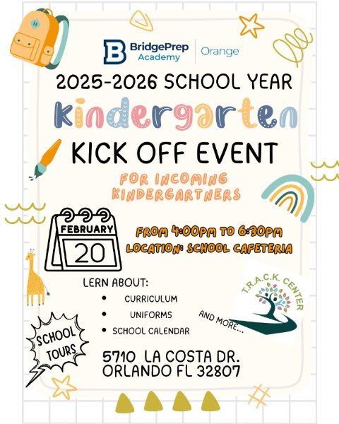 2025-2026 Kindergarten Kick Off Event (For incoming Students)