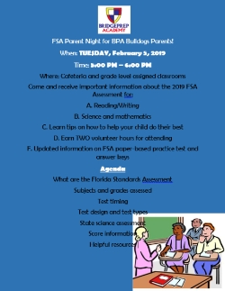 BPA 2018-2019 FSA Parent Night 