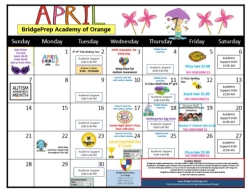 BPA 2018-2019 April Calendar