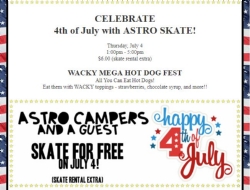 AstroSkate Camo and 4th of July Celebration Information!