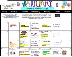 BPA of Orange 2020-2021-January Calendar