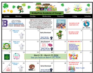 March 2024 Activity Calendar