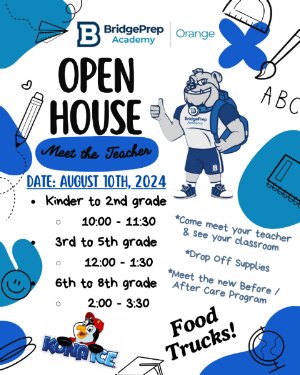 Open House 2024-2025 August 10th